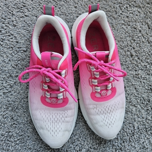 Cole Haan Grand Zero ombre pink white sneakers size 6.5 - Picture 4 of 7